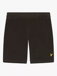 Lyle & Scott Kids' Towelling Shorts, Olive