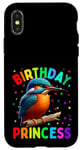 Coque pour iPhone X/XS It's My Birthday Bird Girl Bird Birthday Princess Girl