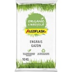 Engrais Gazon 100% Végétal - ALGOFLASH NATURASOL NATURASOL - Organic et recyclé - 10kg