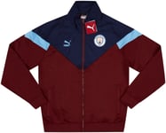 Manchester City Football Club Navy Jacket Track Top Puma Size Small