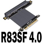40cm R83SF 4.0 Câble d'extension PCIE 4.0 X8 à X16 PCI-e 8x 16x, carte graphique de serveur 4.0, carte graphique GTX3080ti RX5700xt PCIE 4.0 Gen 4 Nipseyteko