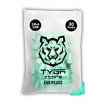 TYGA Store Soft Foam Ear Plugs 30 Pairs, 38dB SNR - Best for Sleeping Mint Green