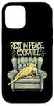 iPhone 12/12 Pro Drunk Cockatiel - Funny Cute Bird Beer Drinking Lover Case