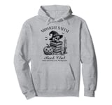 Midnight Salem Book Club Books & Brews At The Witching Hour Pullover Hoodie