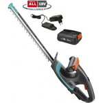 Gardena Easycut 40/18V P4A -batteri -drivet hedge -trimmer, inklusive batteri og oplader