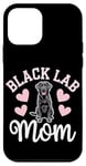 Coque pour iPhone 12 mini Black Lab Mom Black Labrador Mother Dog Mama