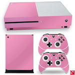 SOFT PINK GLOSS Colour XBOX ONE S Skin Decal Vinyl Sticker Wrap