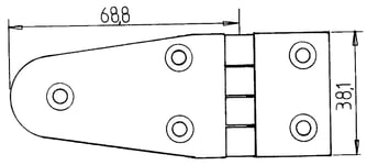 LUCKGÅNGJÄRN 70+30 RF