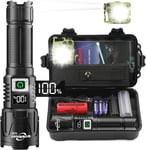 WOWNIGHT Torches LED Super Bright Rechargeable, 30000 Lumens Torches Battery Po