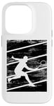 Coque pour iPhone 14 Pro Joueur de badminton Raquette Sports