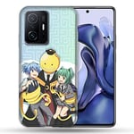 Coque pour Xiaomi 11T / 11T Pro Manga Assassination Classroom Kuro Trio