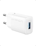 Anker Chargeur USB-A, Adaptateur de Chargeur Mural Rapide 12 W, Bloc de Chargeur USB Compact, Compatible avec Les iPhone 15/14/13/12 Series, Galaxy, iPad Air, etc.