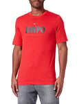 NIKE DA1594-657 M NK DFC Tee MF HWPO Sweatshirt Men's University Red XL-T