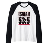 Isaiah 53 Chapter Christians Back to the Word of Bible Raglan Baseball Tee