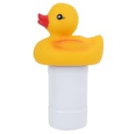 Distributeur de chlore chimique flottant en forme de canard mignon pour piscine, pour tablette de 0,5 &agrave; 1 pouce