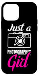 Coque pour iPhone 12 mini Camera Girl Picture Artist Girl Female Photographer