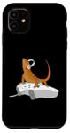 Coque pour iPhone 11 Beardie Reptiles Gamers - Dragon barbu jouant au jeu vidéo