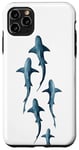 Coque pour iPhone 11 Pro Max Shark - Étui de téléphone mignon pour amoureux de requin