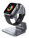 Lamicall Stand for Apple Watch - Desk iWatch Stand Holder Charging Dock Station Designed for Apple Watch Series 9, 8, SE, Ultra2, Ultra, 7/6/5/4/3/2/1, iWatch 49mm/ 44mm / 42mm / 40mm / 38mm - Gray