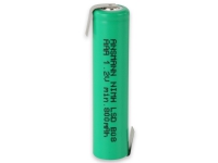 Ansmann 2311-3003, Laddningsbart batteri, AAA, Nickel-kadmium (NiCd), 1,2 V, 800 mAh, -20 - 50 ° C