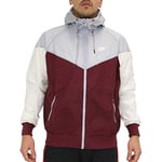 Nike M NSW HE WR JKT HD Veste Homme, Night Marron/Wolf Grey/Sail, FR : 2XL (Taille Fabricant : 2XL)