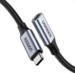 Ugreen USB-C hann til hunn PD QC skjøtekabel 100W, 10Gbps, 1m