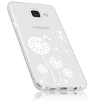 mumbi Coque de protection pour Samsung Galaxy A3 (2016) TPU gel silicone transparent Motif aigrette de pissenlit