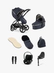 egg3 Pushchair, Carrycot & Accessories with Cybex Cloud T Car Seat and Base T Luxury Bundle