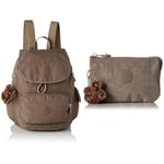 Kipling City Pack S Women's Backpack Handbag, Brown (True Beige True Beige), One Size Women's Creativity Purse, Braun True Beige, One Size UK