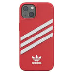 Coque Adidas en cuir PU pour Apple iPhone 13 Pro/13 6,1 pouces - rouge