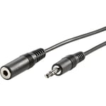 Rallonge Value 11.99.4353 Jack audio [1x Jack mâle 3.5 mm - 1x Jack femelle 3.5