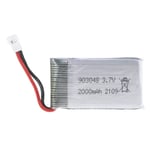 3,7V 2000mAh Lipo-batteri 903048 Li-ion-batteri / laddare för KY601S H11D H11C 2000MAH