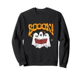 Ghosts Reading Book Teacher Halloween Sweatshirt