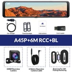 E-ACE Dash Cam 4k Pour Voiture 12 'Auto Enregistreur Vidéo Wifi Support 1080P Vue Arrière Caméra GPS Véhicule Boîte Noire Voiture Prada conseil Caméra - Type A45P-6M RCC-BL-64G #B