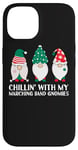 iPhone 14 Chilling With My Marching Band Gnomies Funny Gnome Xmas PJs Case