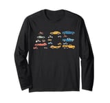 Ace Custom Name Personalized Classic Cars Boys Women Men Long Sleeve T-Shirt