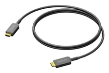 Procab Clv210a/15, 15 M, Hdmi Typ A (Standard), Hdmi Typ A (Standard), 18 Gbit/S, Audio Return Channel (Arc), Svart