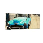 Impression sur Verre 100x40cm Tableaux Image Photo Voiture classique cuba havane