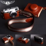 Genuine real Leather Full Camera Case bag cover for FUJIFILM X100 X100S Open