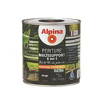 ALPINA - Peinture Alpina Multisupport 6 en 1 Satin 0,5L - Couleur:Orage aspect:Satin