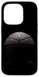 Coque pour iPhone 14 Pro Ballon de basket simple noir et blanc