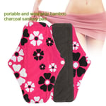 Women Bamboo Charcoal Menstrual Pad Mama Sanitary Cloth Panty Liner WSD19 RHS