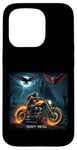 Coque pour iPhone 15 Pro Heavy Metal Thrash Hard Rock Horreur Rocker Tenue moto