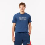 Lacoste T-shirt Sport Édition Olympic Heritage Paris 1924 Taille XS Bleu