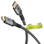 Adapterkabel DisplayPort till HDMI, 4K@60 Hz, 5 meter