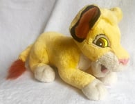 Disney Store Original Simba Plush soft  doll toy The Lion King lying