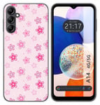 Housse En Silicone Pour Samsung Galaxy A14 4G / 5G Design Fleurs Dessins