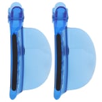 2x Sectioning Clips Heat Insulation Easy Speed Separator Clip Blue For Wig