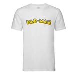 T-Shirt Homme Col Rond Pac-Man Jeux Vidéo Retro Gaming 8 Bit