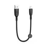 XO USB Till Lightning 0.25m Kabel 6A NB247 - Svart